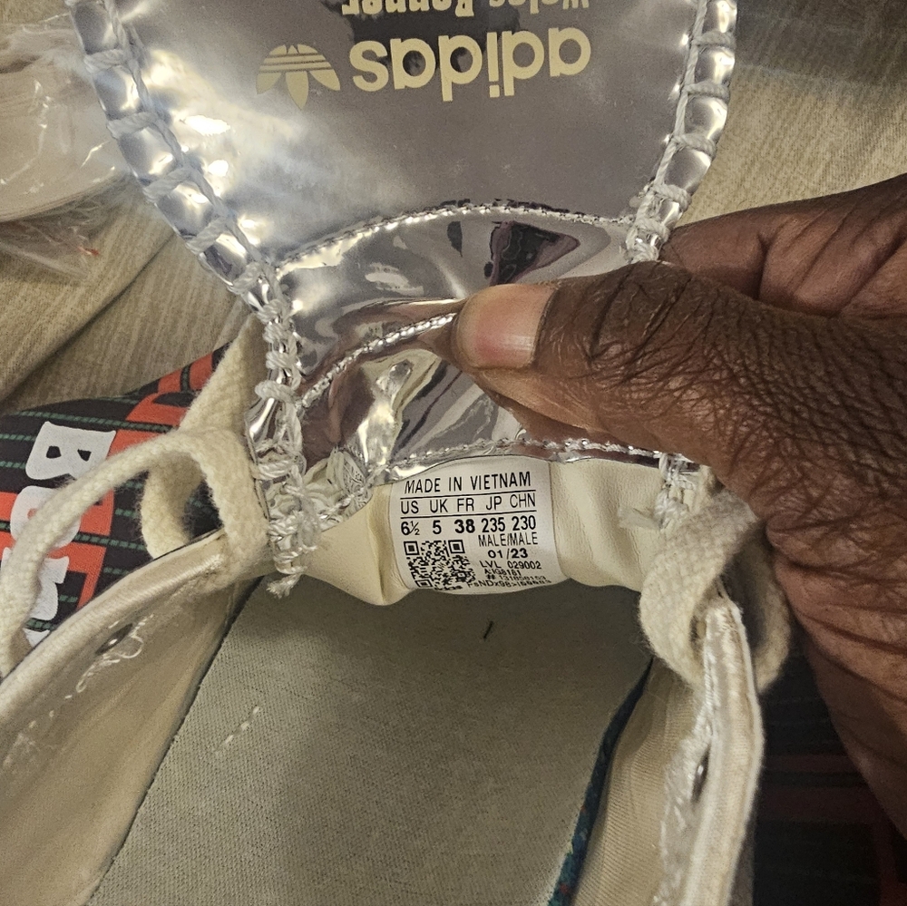 Adidas x Wales Bonner Silver Sneakers - Picture 5 of 5